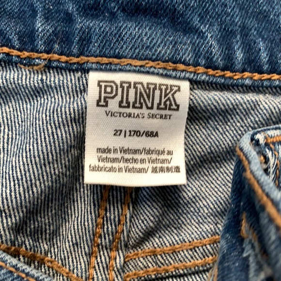 Victoria’s Secret pink raw edge shorts - Picture 4 of 8